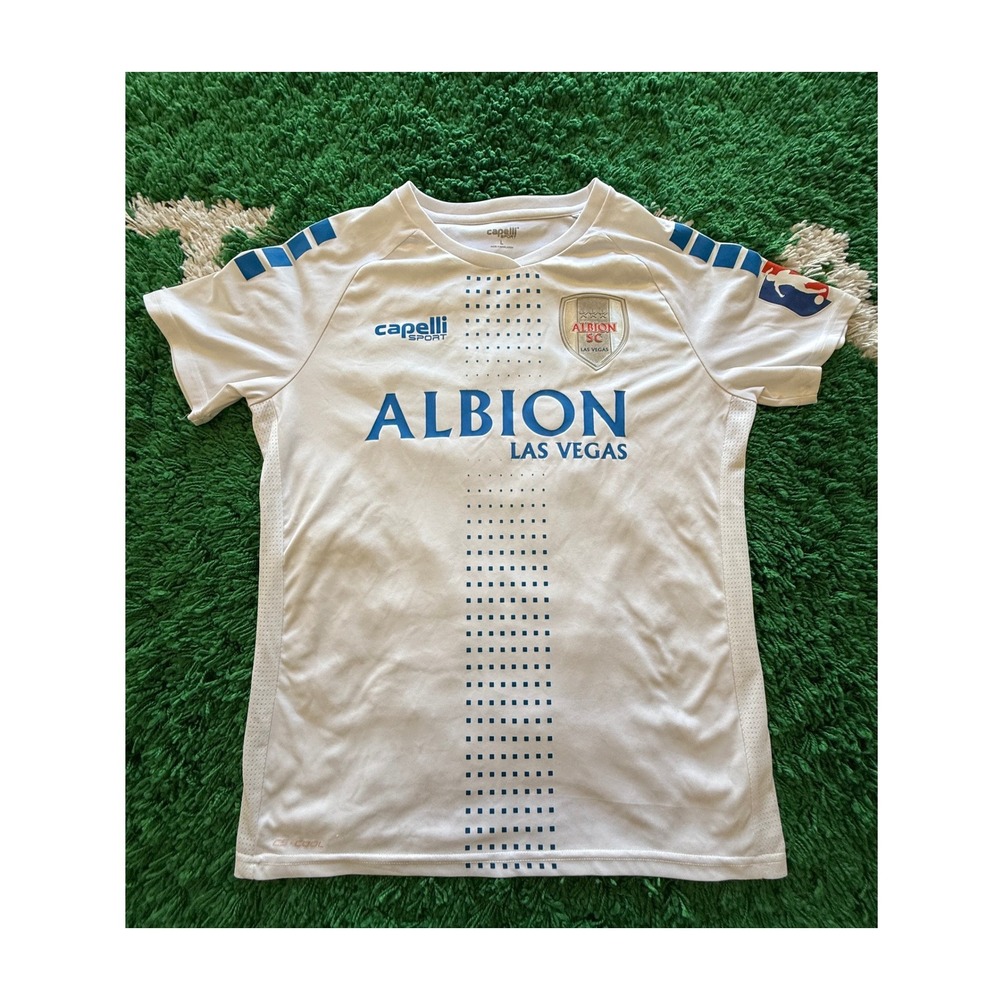 Capelli Sport Soccer Jersey Mens L White Good Albion SC Las Vegas CS-Cool Top